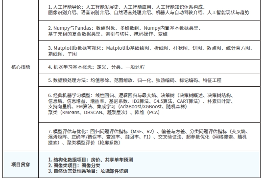 達(dá)內(nèi)人工智能·大模型課程大綱